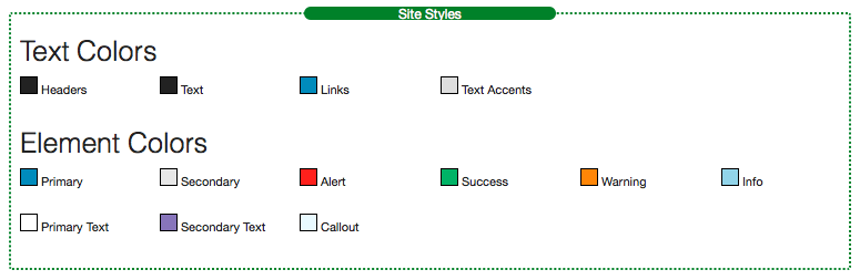 Site Styles